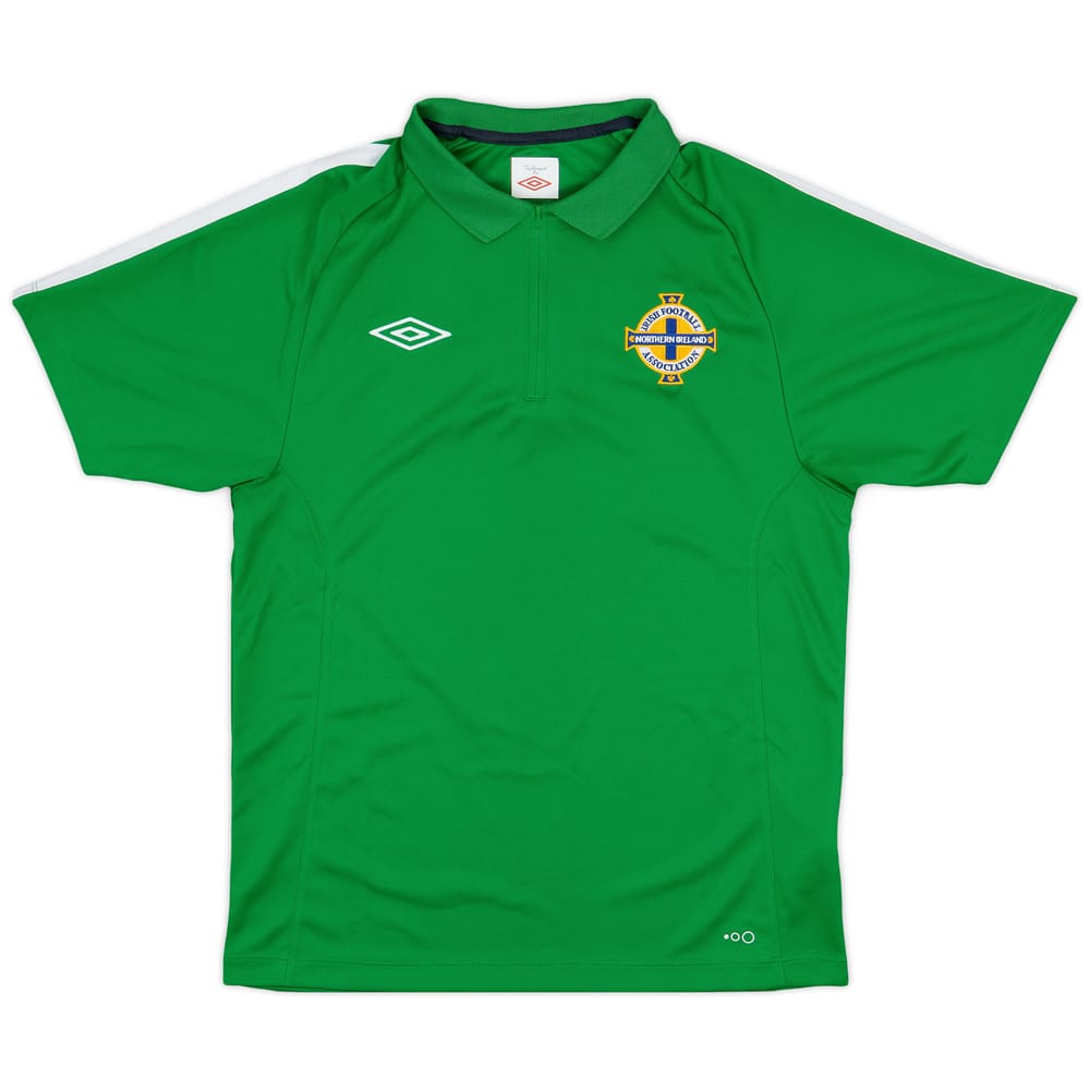 2012-13 Northern Ireland Umbro 1/4 Zip Polo Shirt - 9/10 - (M)