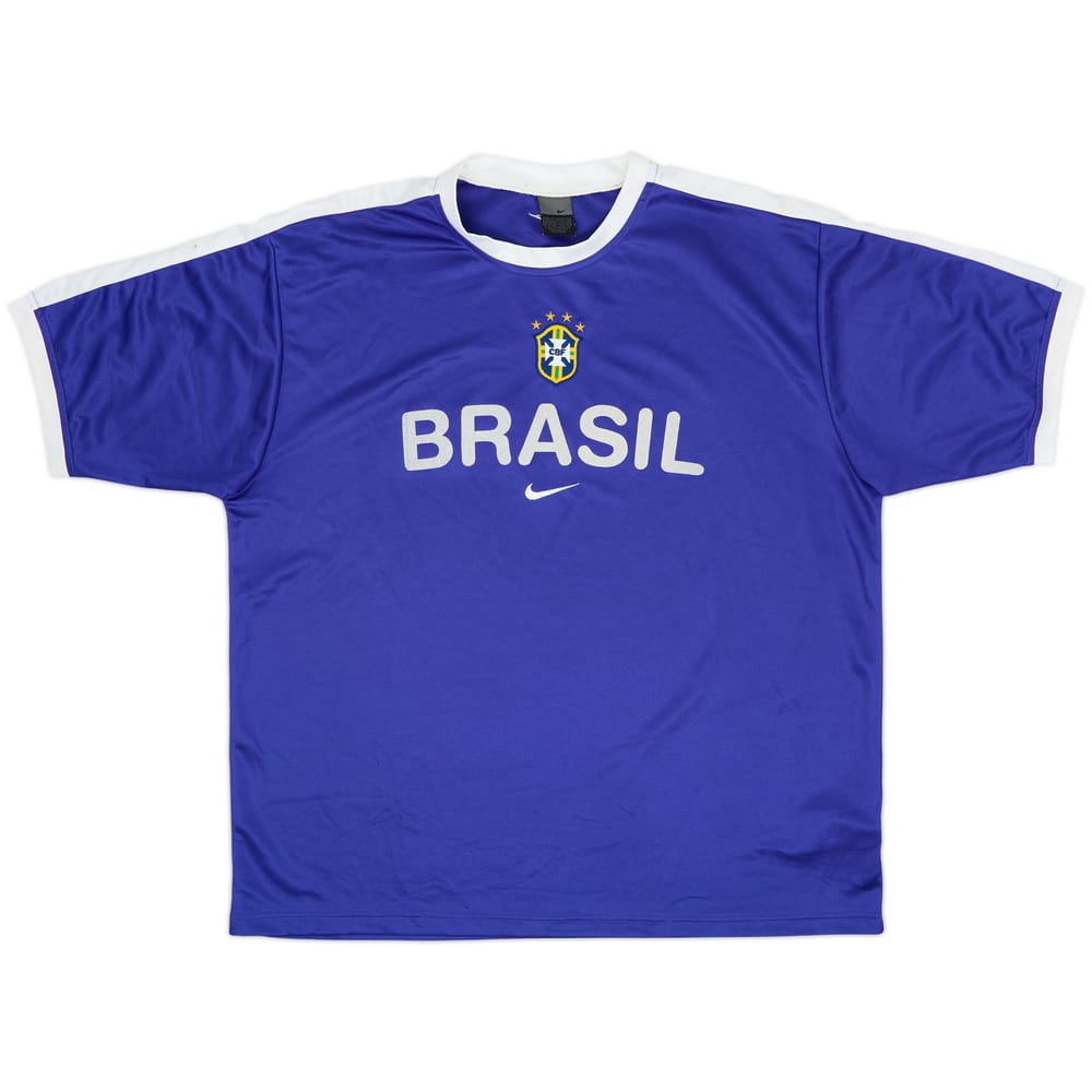 Camiseta Nike de entrenamiento de Brazil 2002 - 8/10 - (XL)