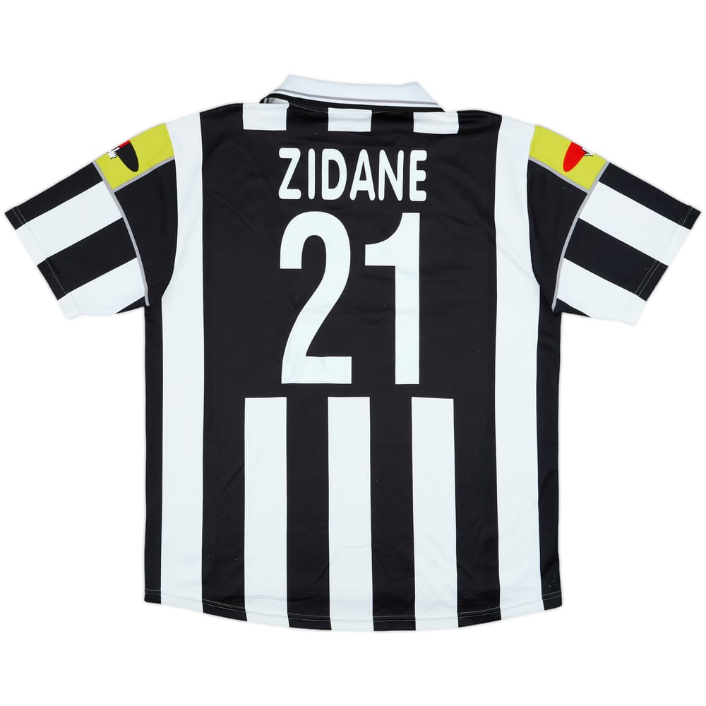 2000-01 Juventus Ciaoweb Home Shirt Zidane #21 - 6/10 - (L)