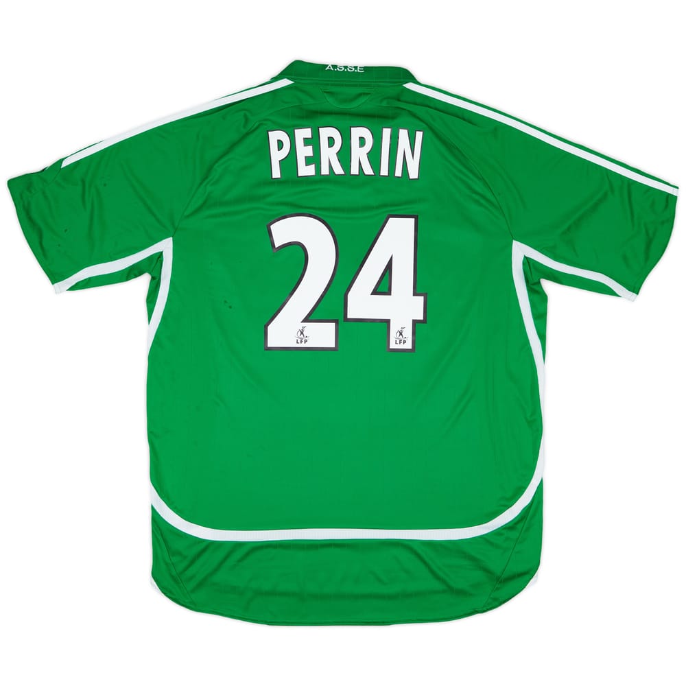 2006-07 Saint Etienne Home Shirt Perrin #24 - 6/10 - (XL)