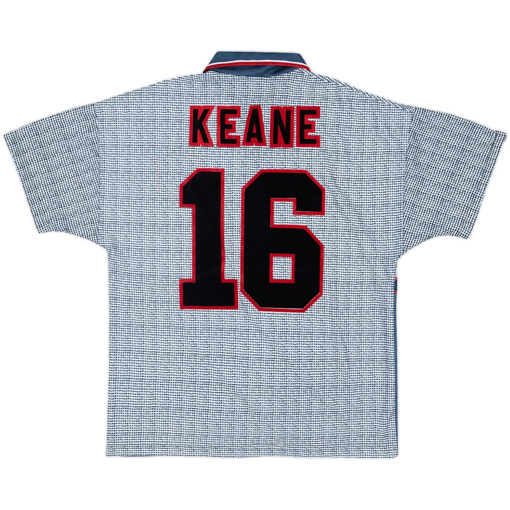 1995-96 Manchester United Away Shirt Keane #16 - 8/10 - (M)