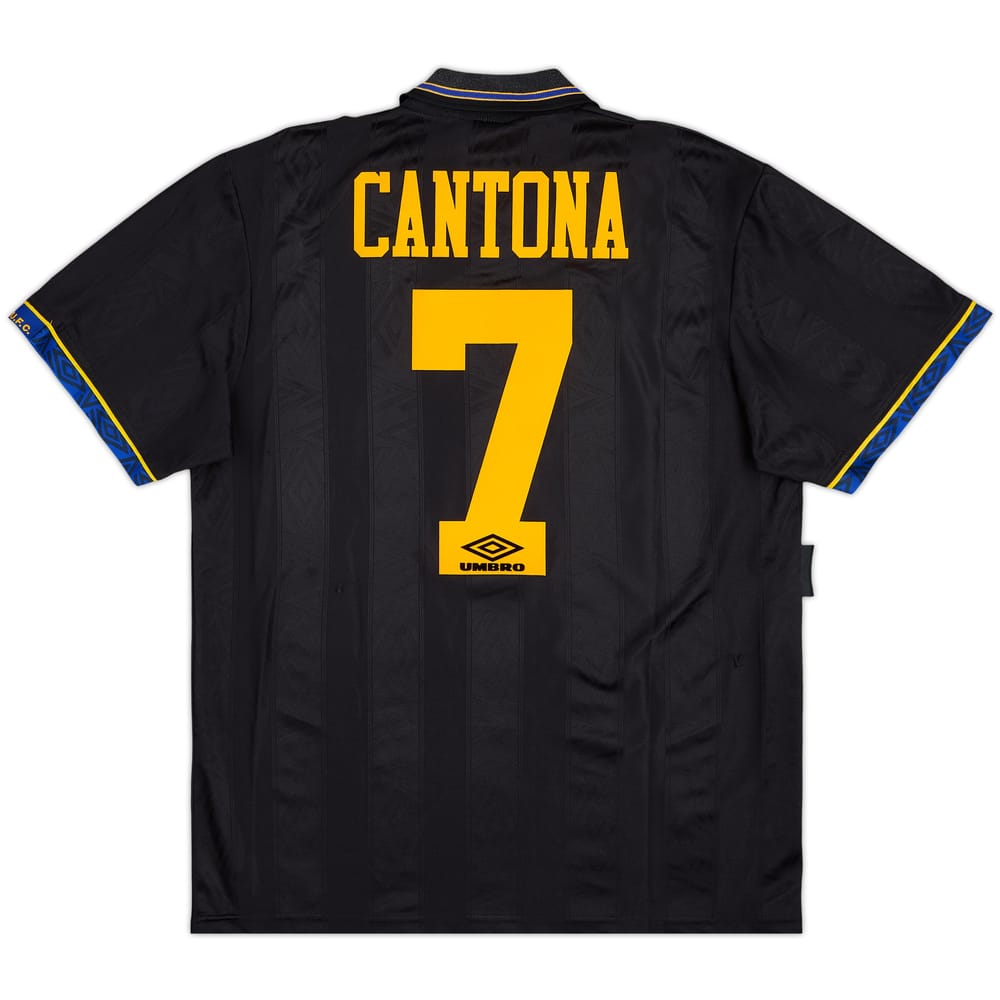 1993-95 Manchester United Away Shirt Cantona #7 - 8/10 - (L)
