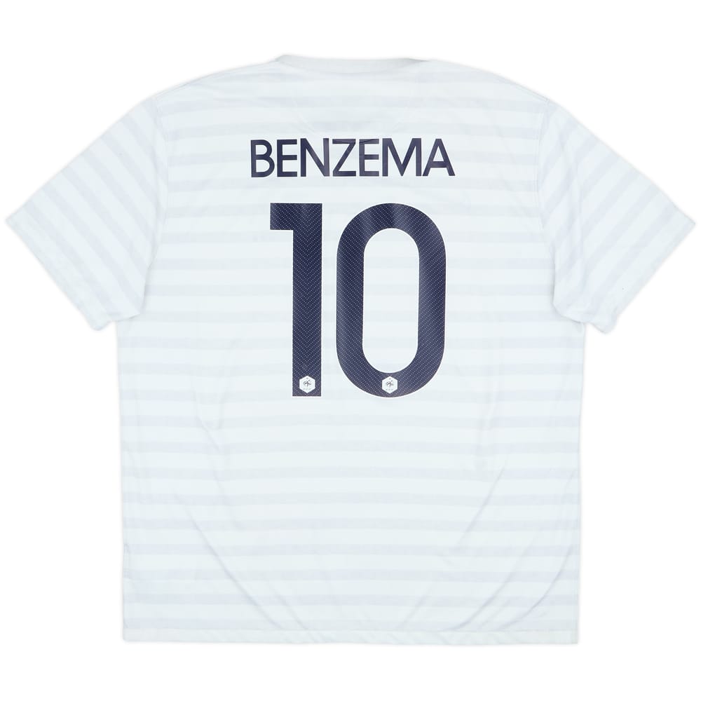 2014-15 France Away Shirt Benzema #10 - 6/10 - (S)