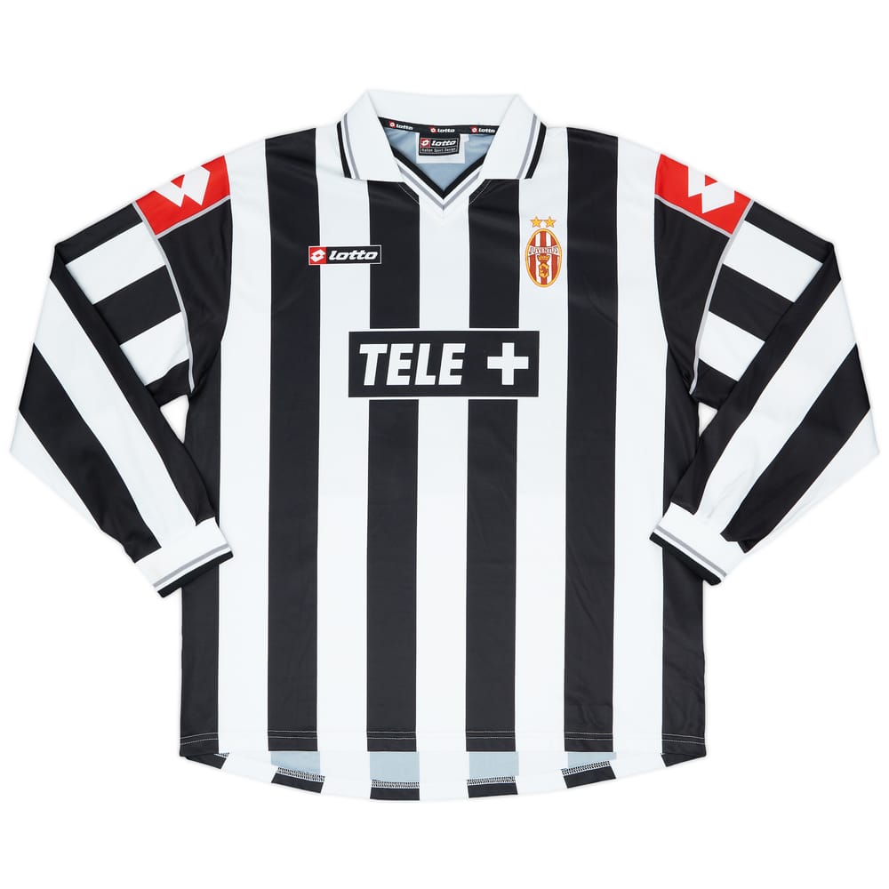 2000-01 Juventus Match Issue Home L/S Shirt #13