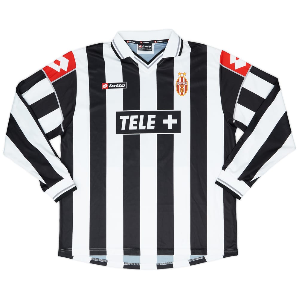 2000-01 Juventus Match Issue Home L/S Shirt #16