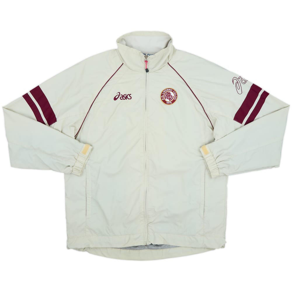 2003-04 Livorno Asics Track Jacket - 7/10 - (L)