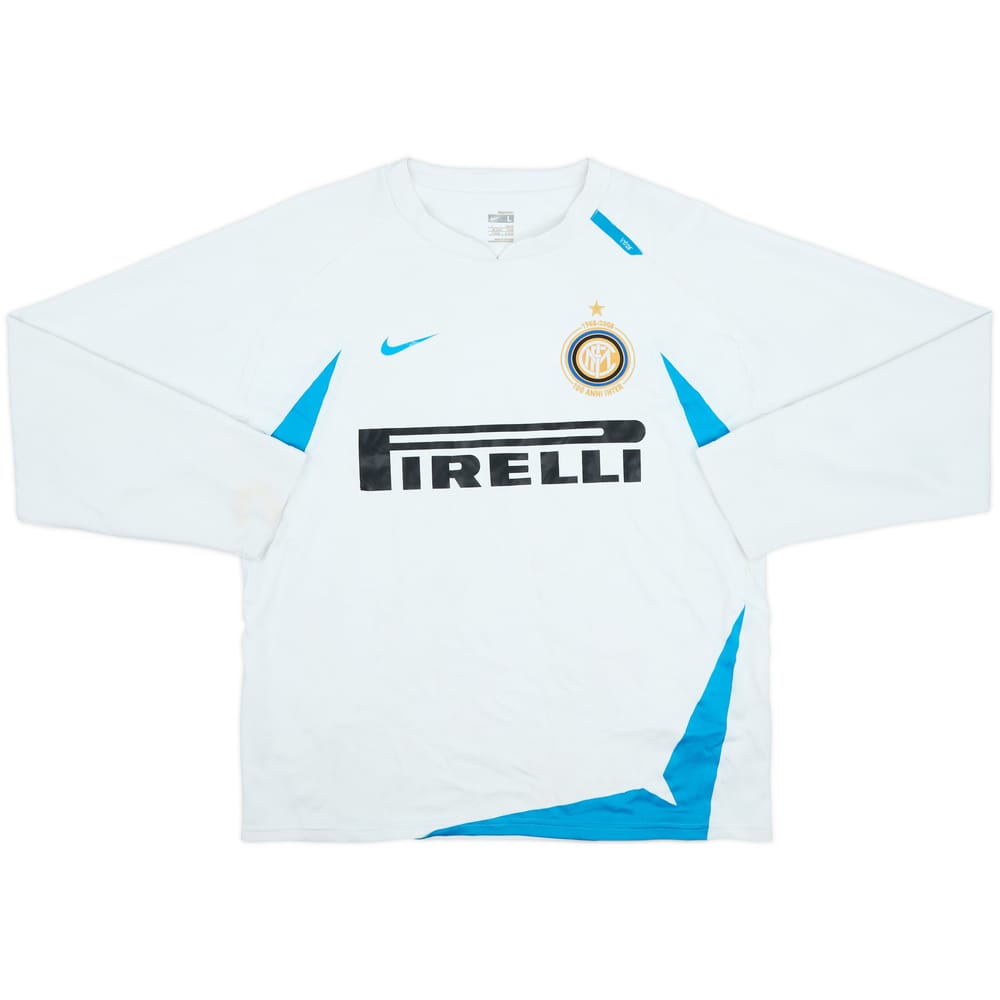 2007-08 Inter Milan Nike Sweat Top - 6/10 - (L)