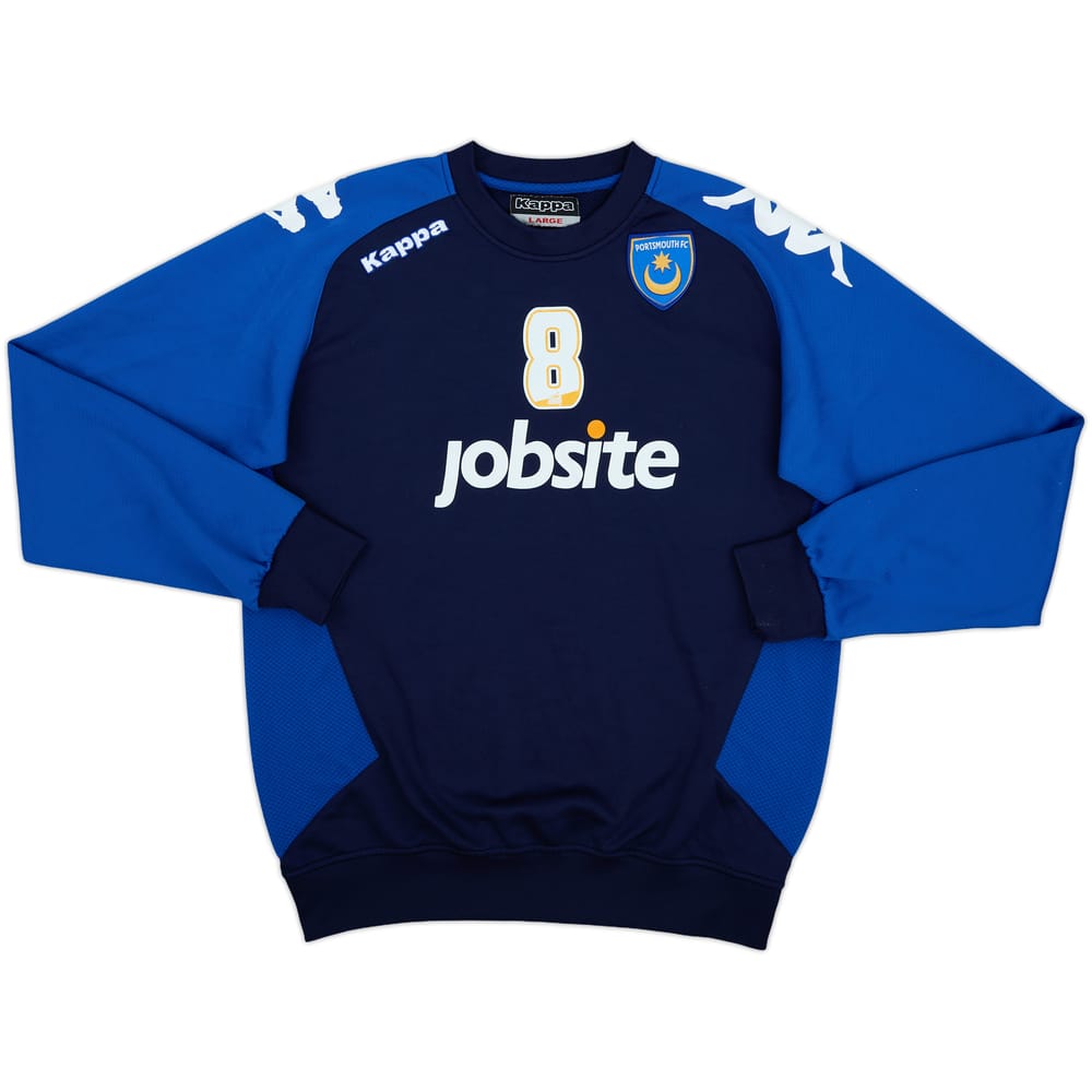 2011-12 Portsmouth Kappa Player Issue Sweat Top #8 - 7/10 - (L)