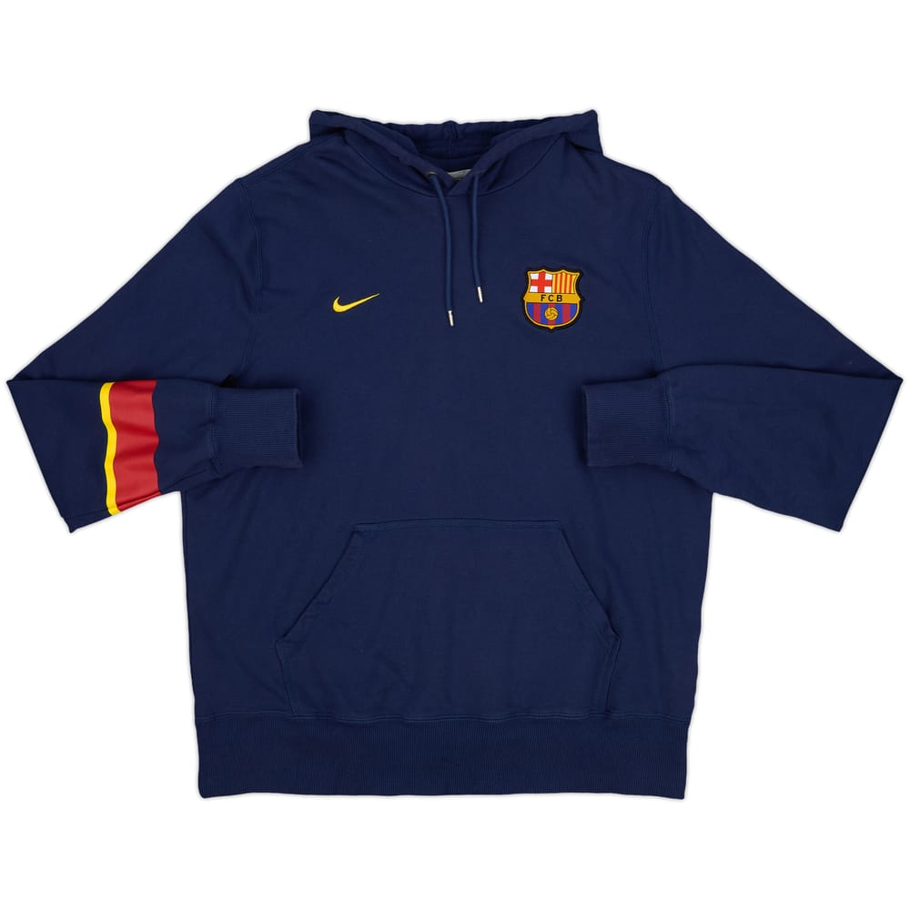 2012-13 Barcelona Nike Hooded Sweat Top - 9/10 - (XL)