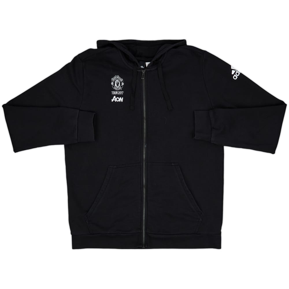 2017-18 Manchester United Tour adidas Hooded Track Jacket - 7/10 - (XL)