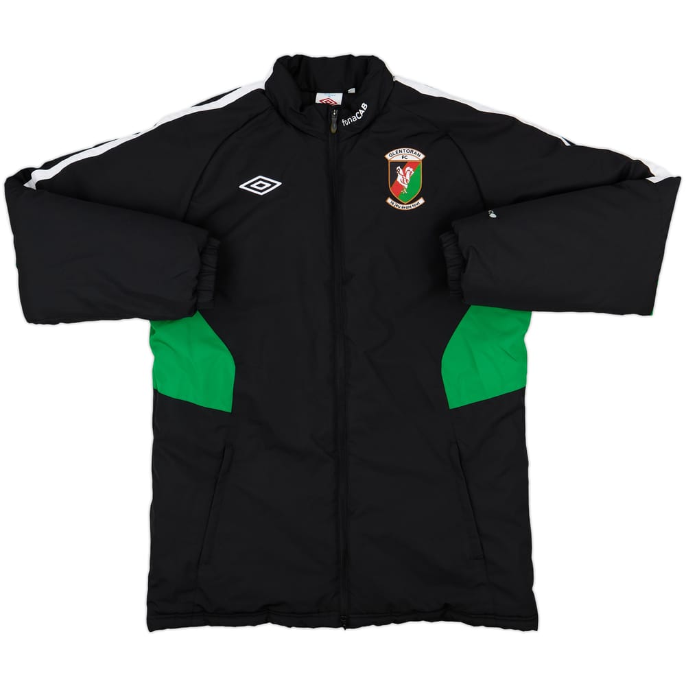 2010-11 Glentoran Umbro Padded Bench Coat - 8/10 - (L)