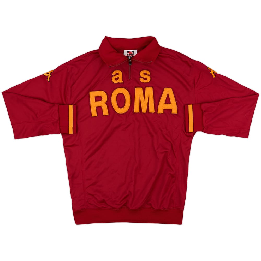 2009-10 Roma Kappa 1/4 Zip Drill Top - 8/10 - (XL)