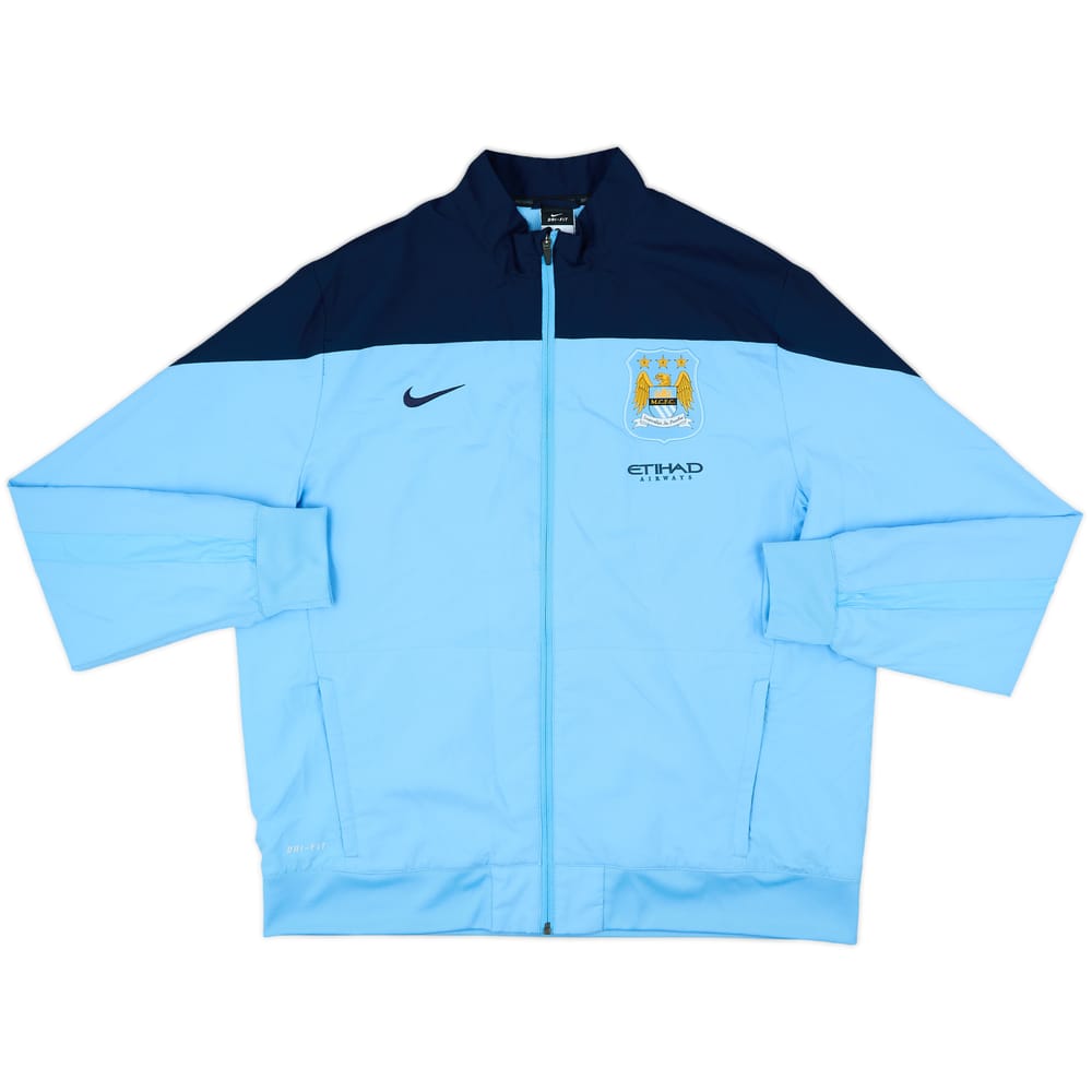 2013-14 Manchester City Nike Track Jacket - 10/10 - (XL)