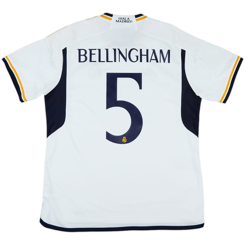 2023-24 Real Madrid Home Shirt Bellingham #5 - 8/10 - (XL)