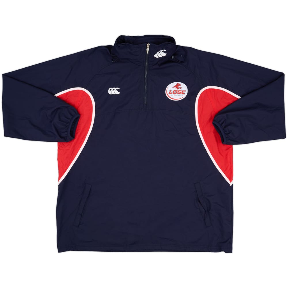 2008-10 Lille Canterbury 1/4 Zip Hooded Rain Jacket - 8/10 - (XXL)