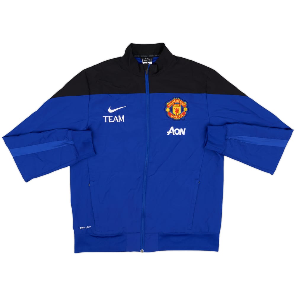 2013-14 Manchester United Team Nike Track Jacket Team - 8/10 - (M)