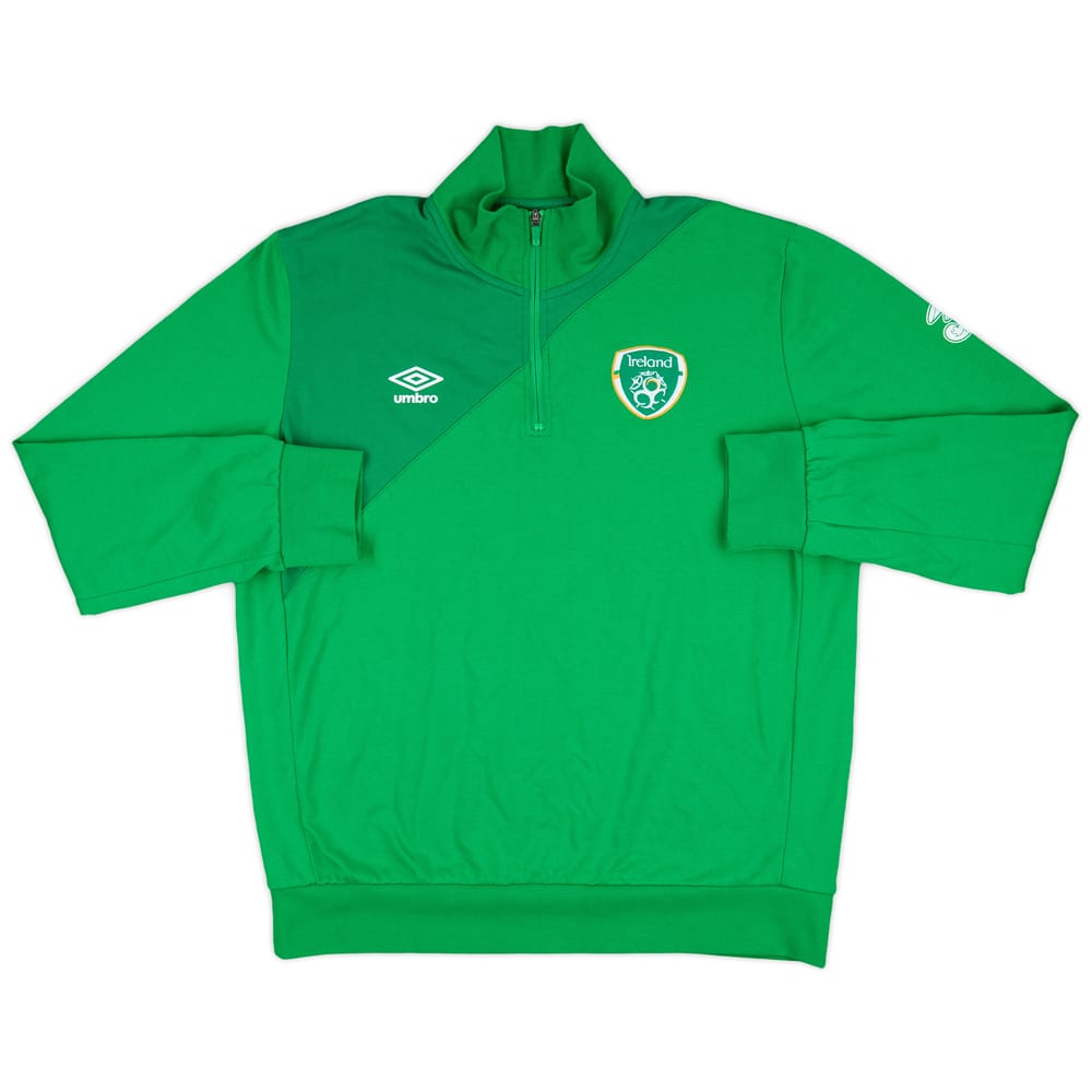 2016-17 Ireland Umbro 1/4 Zip Drill Top - 10/10 - (XXL)