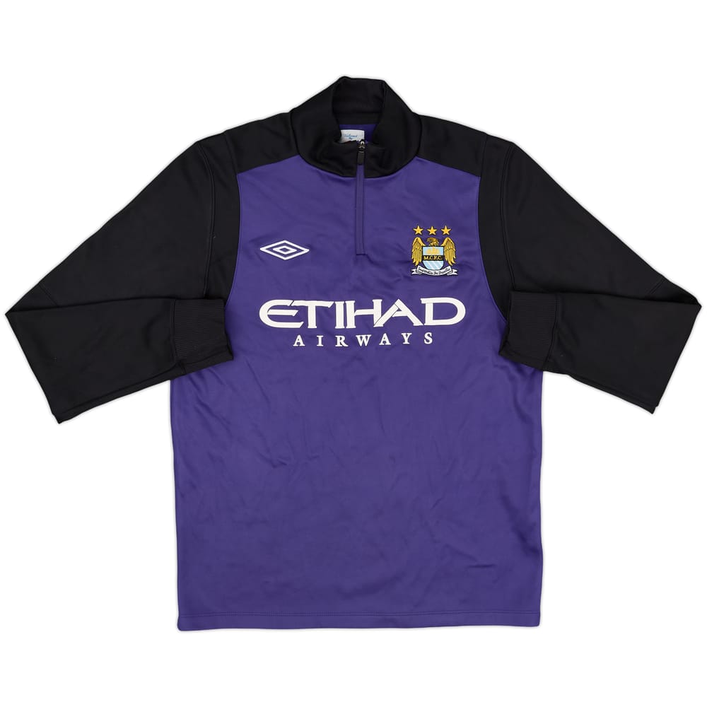 2012-13 Manchester City Umbro 1/4 Zip Drill Top - 7/10 - (M)