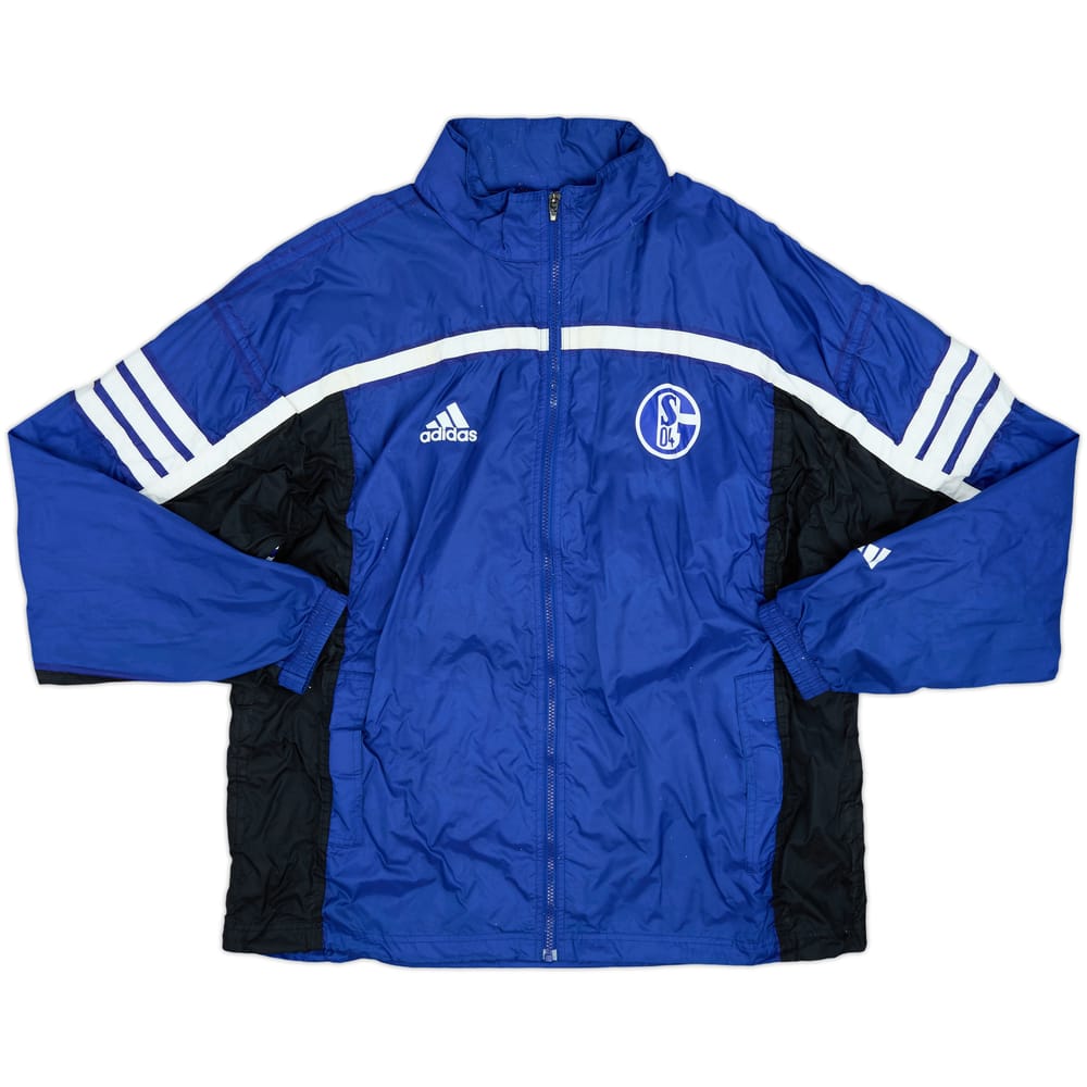 2001-02 Schalke adidas Hooded Rain Jacket - 5/10 - (L/XL)