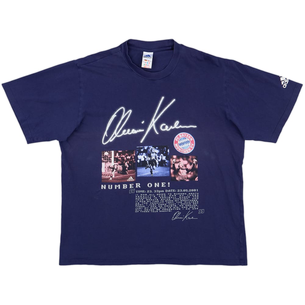 1998-99 Bayern Munich adidas Graphic Tee - 8/10 - (L)
