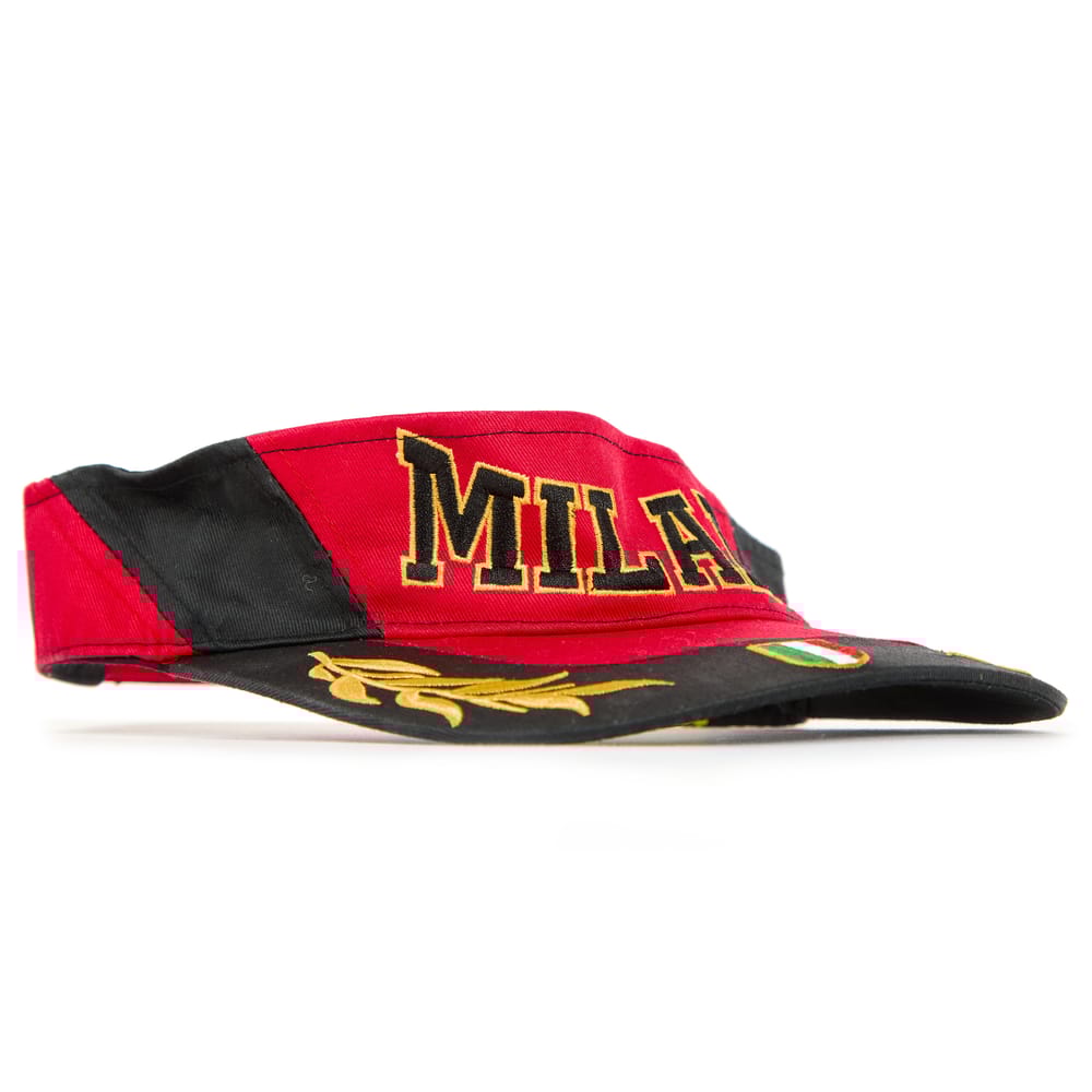 2000s AC Milan Visor Cap - 9/10 - (Adults)