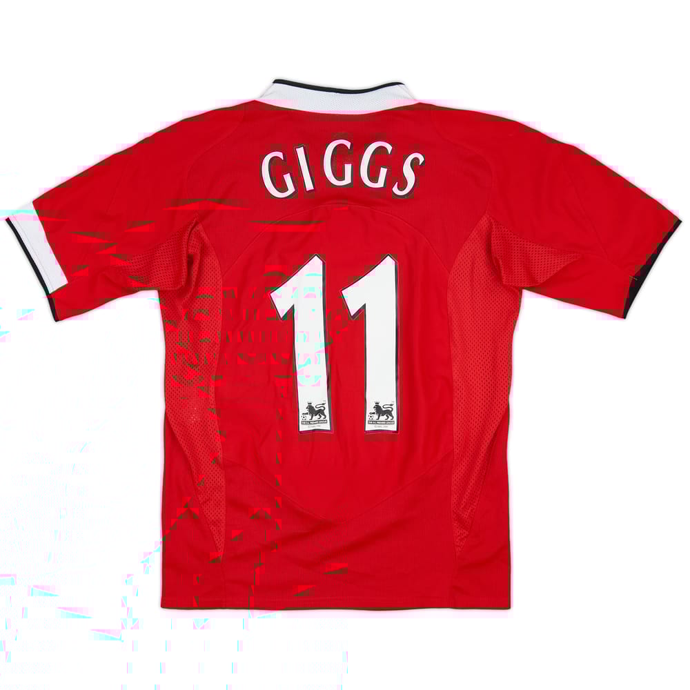 2004-06 Manchester United Home Shirt Giggs #11 - 8/10 - (S)