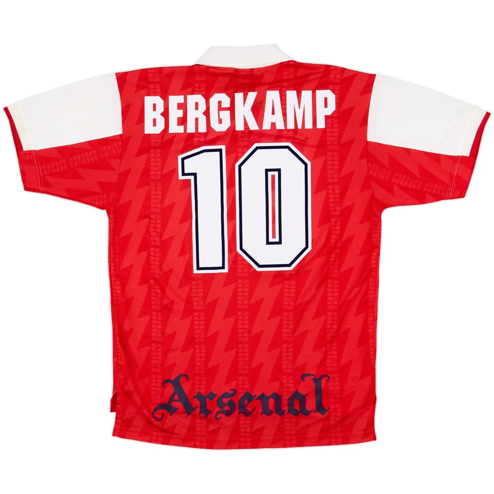 1994-96 Arsenal Home Shirt Bergkamp #10 - 8/10 - (L)