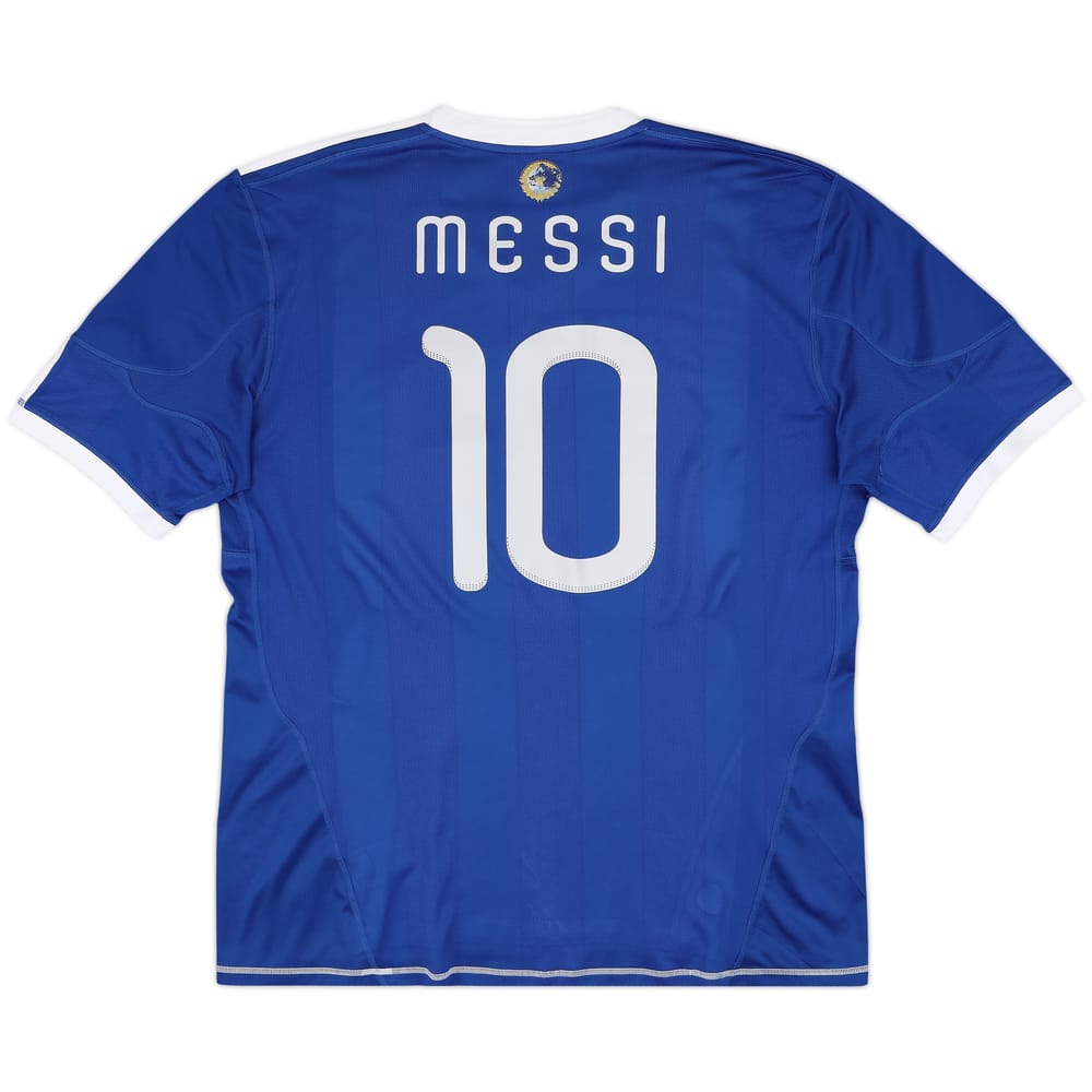 2010-11 Argentina Away Shirt Messi #10 - 8/10 - (XXL)