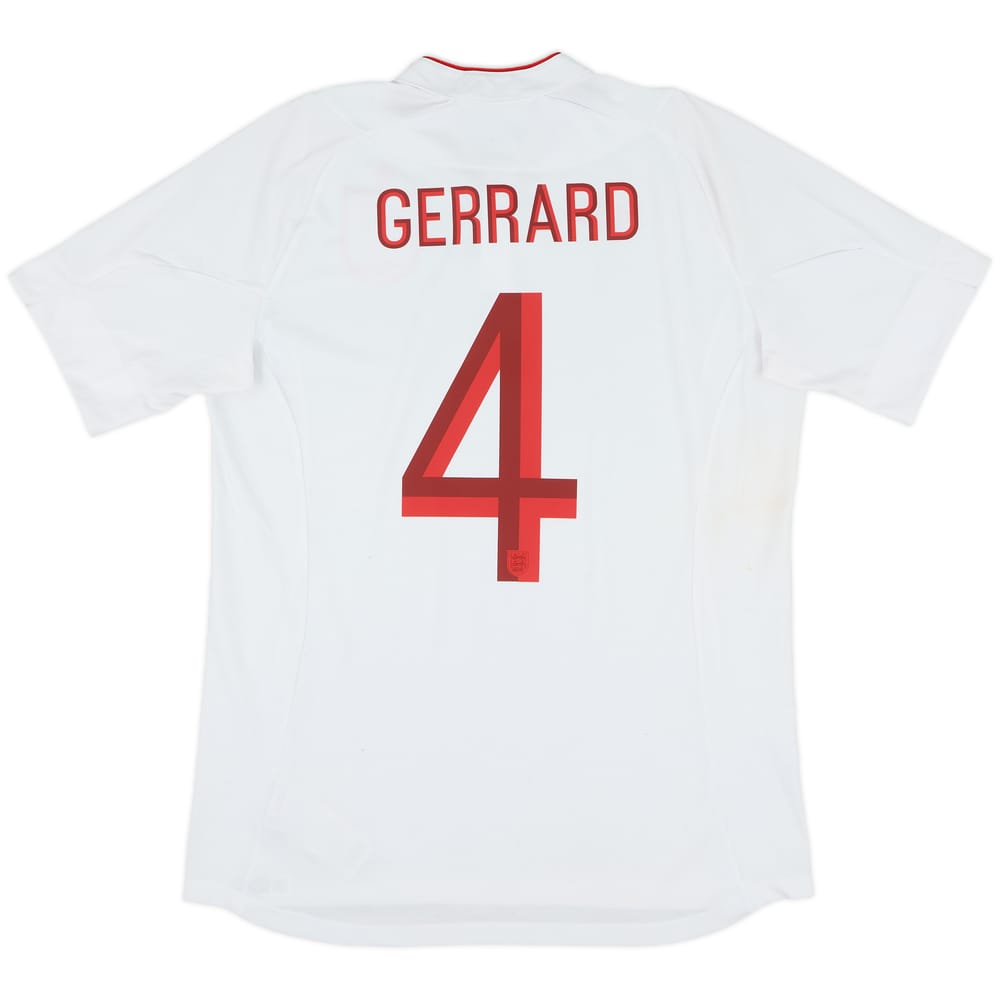 2012-13 England Home Shirt Gerrard #4 - 8/10 - (L)