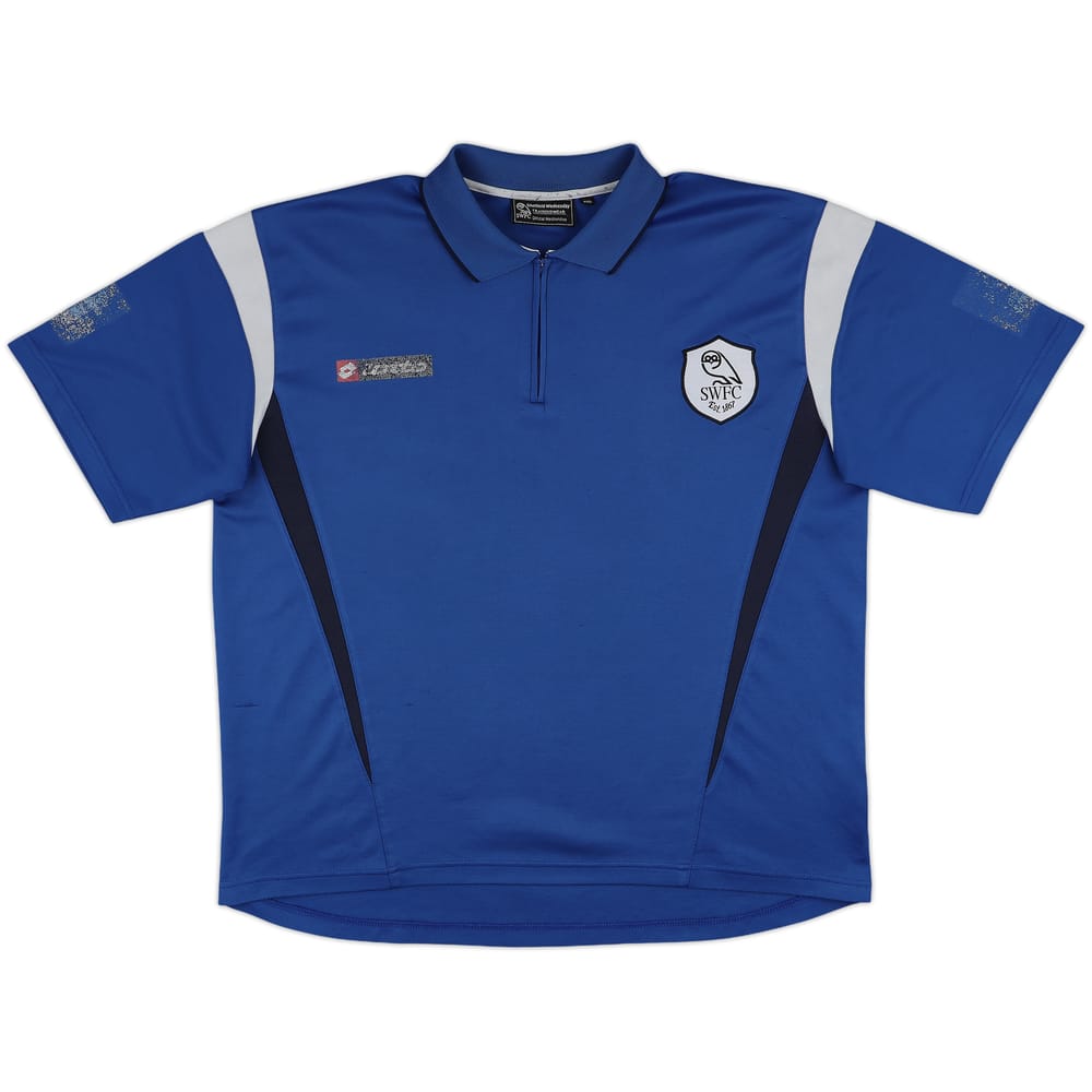 2007-09 Sheffield Wednesday Lotto 1/4 Zip Polo Shirt - 5/10 - (XXL)