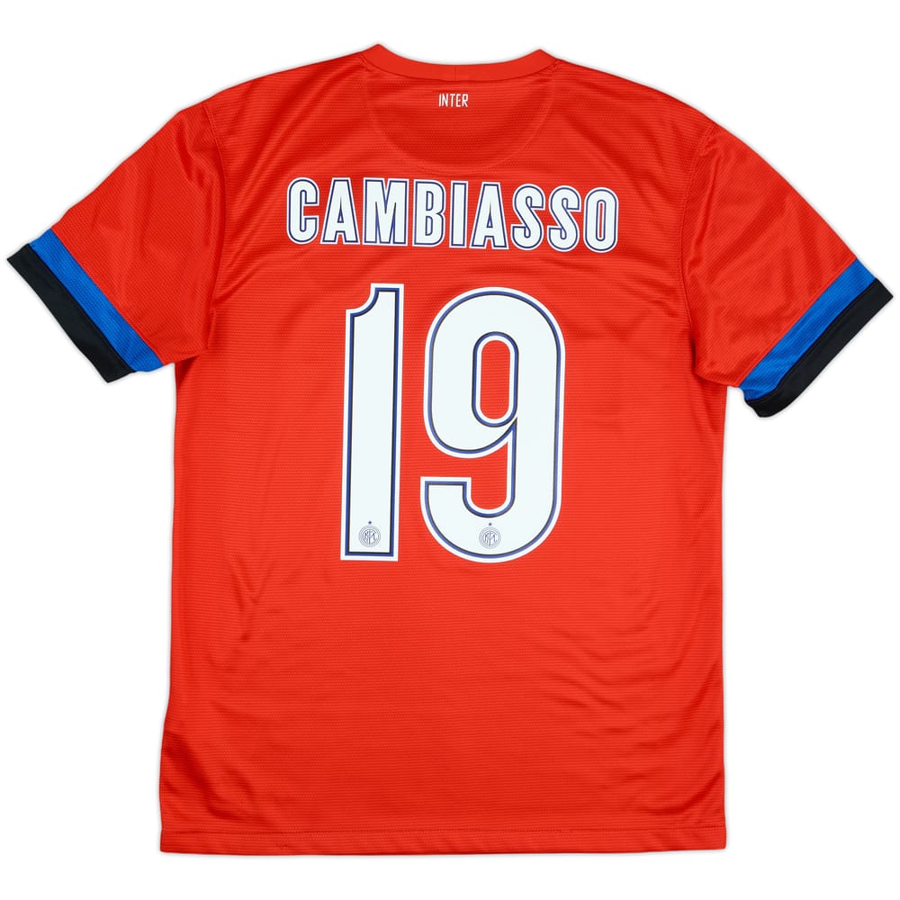 2012-13 Inter Milan Away Shirt Cambiasso #19 - 8/10 - (M)