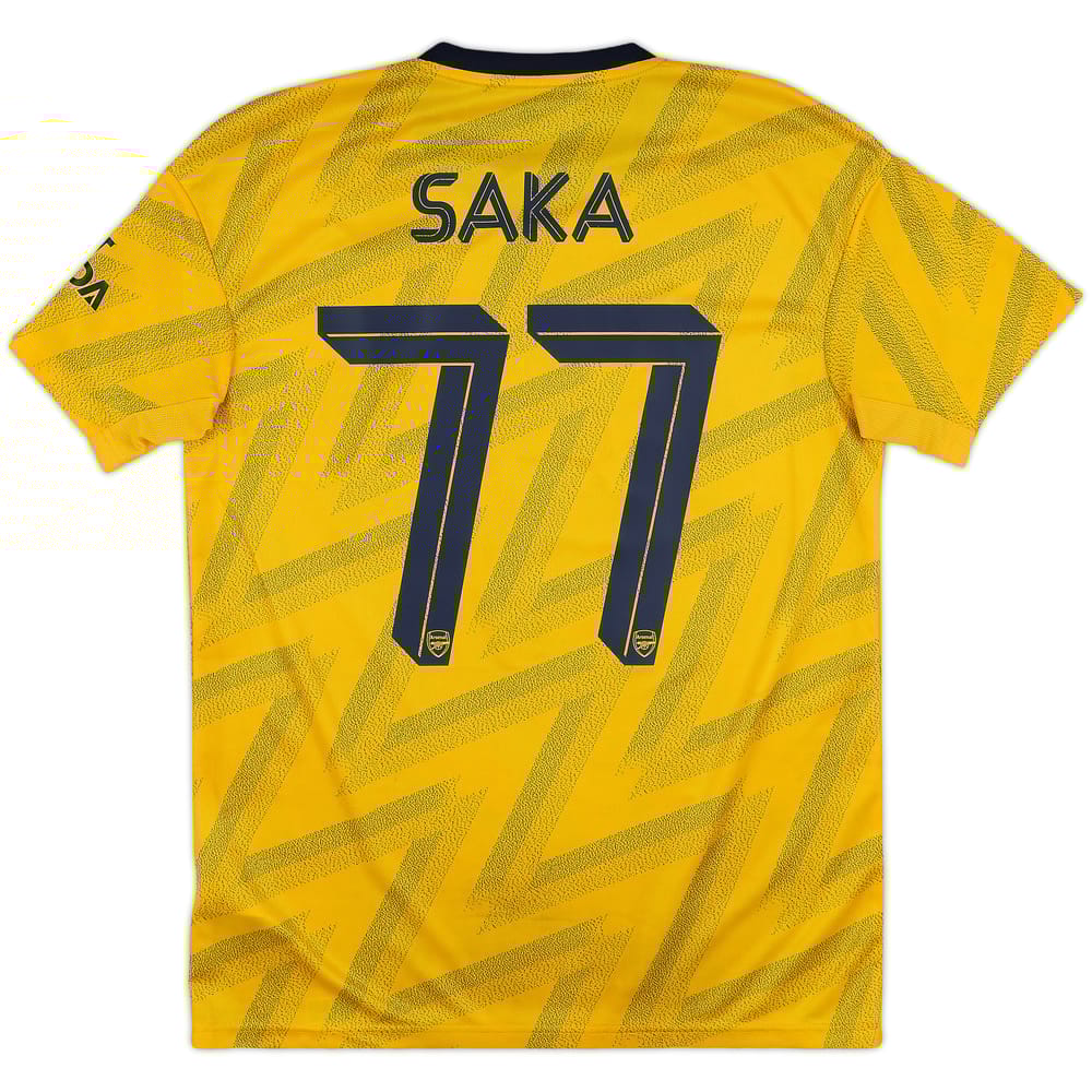 2019-20 Arsenal Away Shirt Saka #77 - 9/10 - (M)