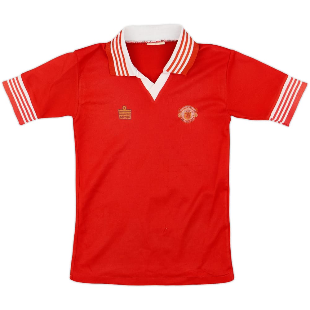 1977-80 Manchester United Home Shirt - 7/10 - (Y)