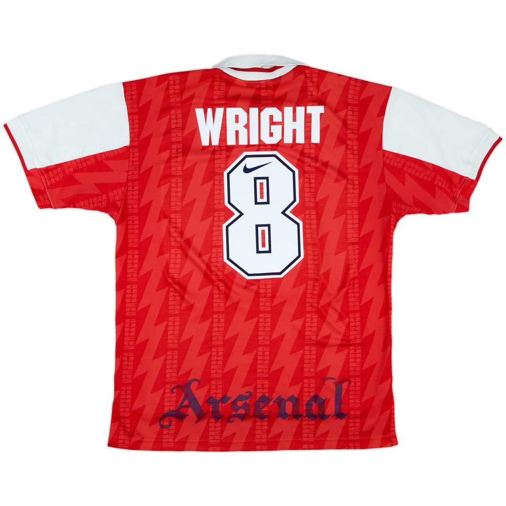 1994-96 Arsenal Home Shirt Wright #8 - 8/10 - (L)