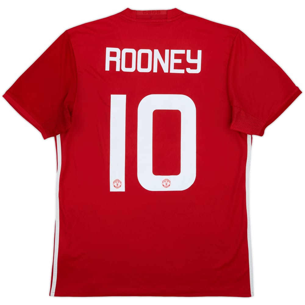 2016-17 Manchester United Home Shirt Rooney #10 - 6/10 - (M)