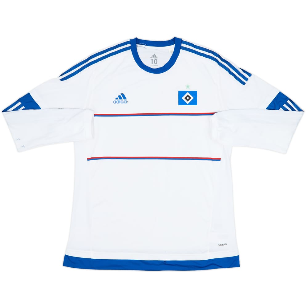 2015-16 Hamburg Player Issue Home L/S Shirt - 4/10 - (L)