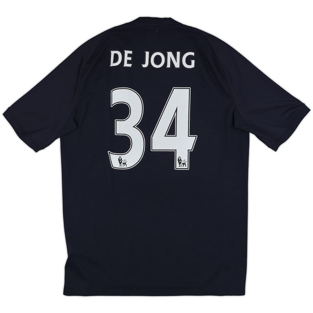 2010-12 Manchester City Away Shirt De Jong #34 - 8/10 - (L)