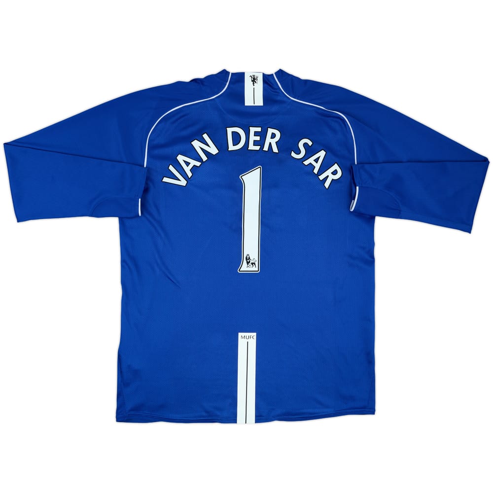 2007-08 Manchester United GK Shirt Van Der Sar #1 - 9/10 - (XL)