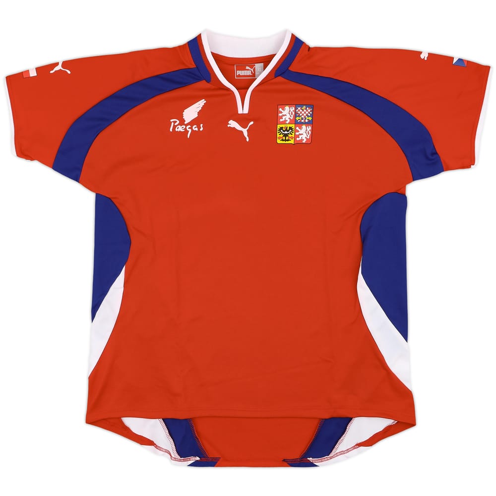 2000-02 Czech Republic Basic Home Shirt - 9/10 - (XL)