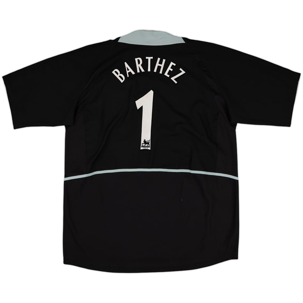 2002-04 Manchester United GK S/S Shirt Barthez #1 - 8/10 - (XXL)