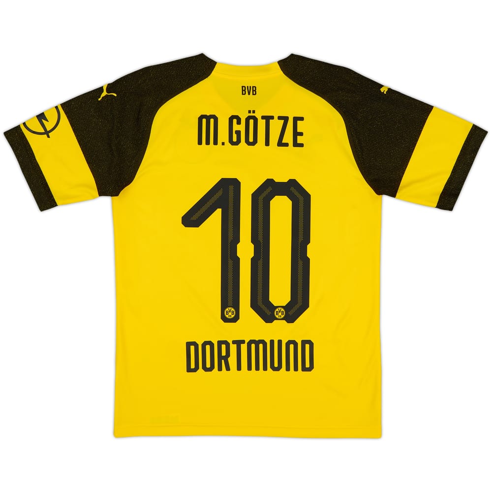 2018-19 Borussia Dortmund Home Shirt M.Gotze #10 - 8/10 - (S)