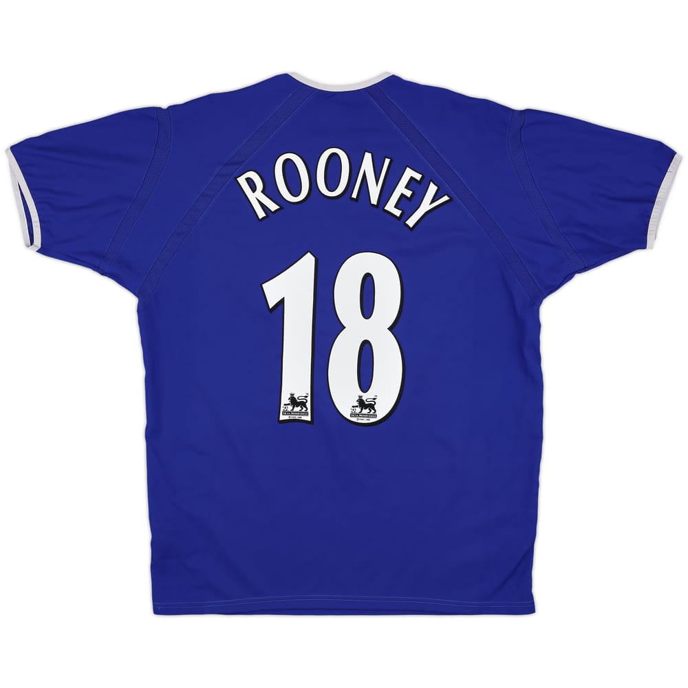 2003-04 Everton Home Shirt Rooney #18 - 9/10 - (L)