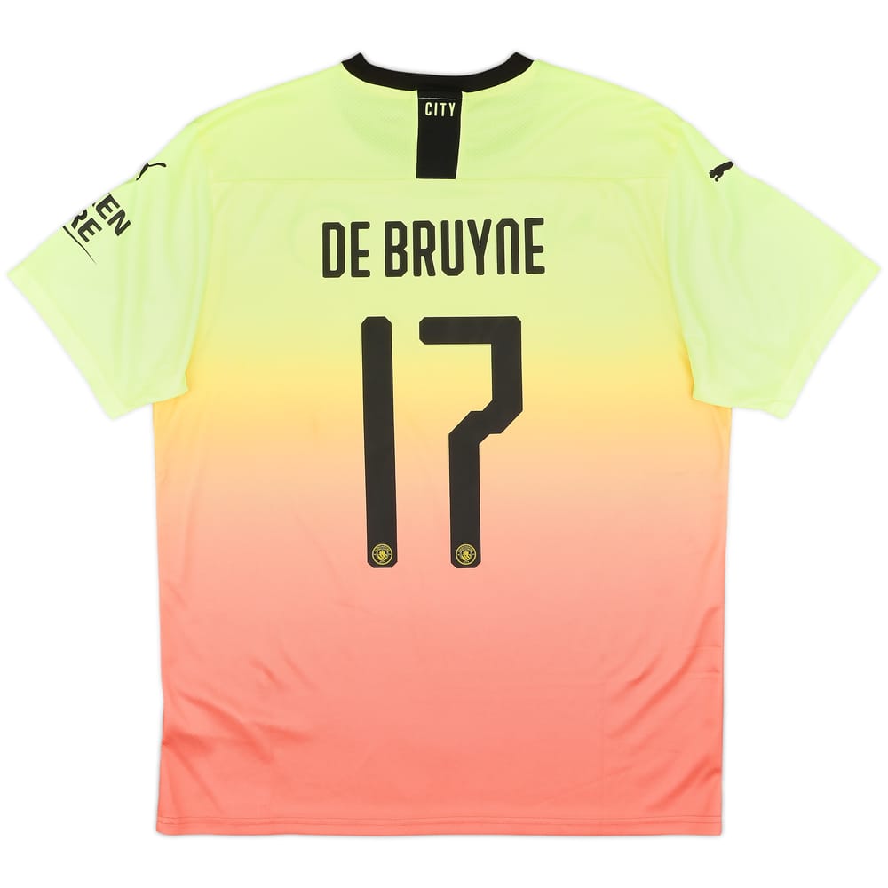 2019-20 Manchester City Third Shirt De Bruyne #17 - 9/10 - (XL)