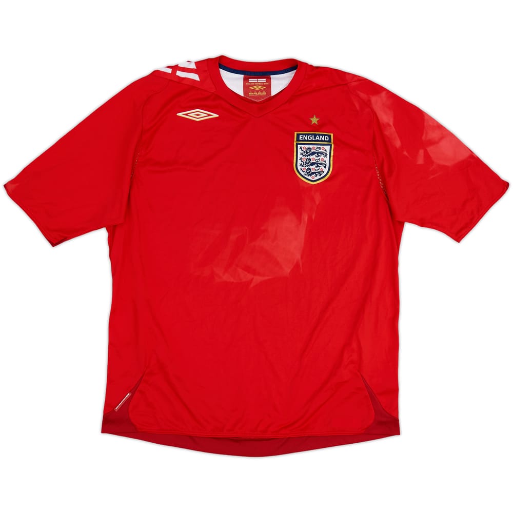 2006-08 England Away Shirt - 5/10 - (XL)