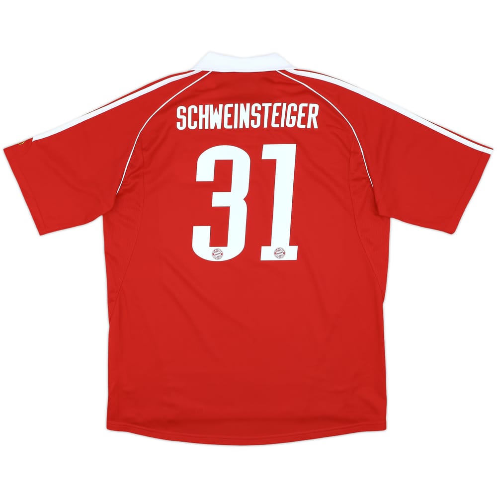 2006-07 Bayern Munich Player Issue Home Shirt Schweinsteiger #31 - 10/10 - (XL)
