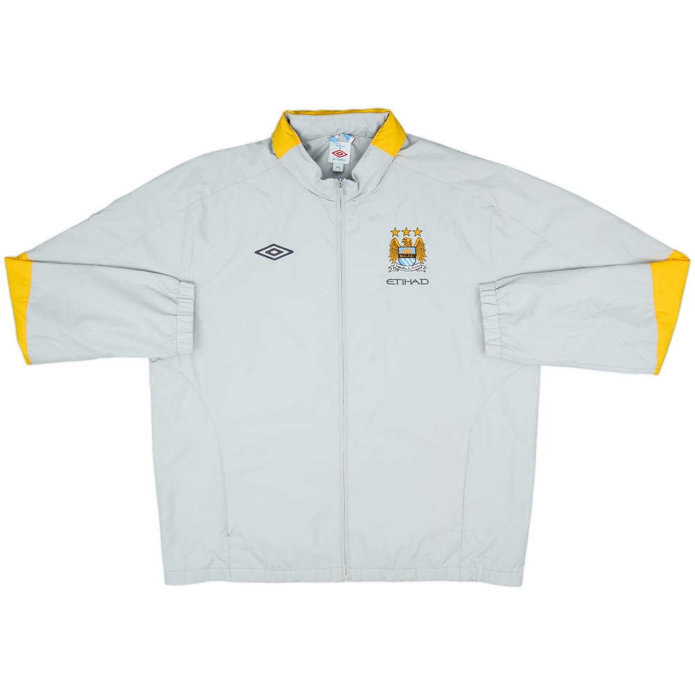 2010-11 Manchester City Umbro Hooded Rain Jacket - 8/10 - (XXL)