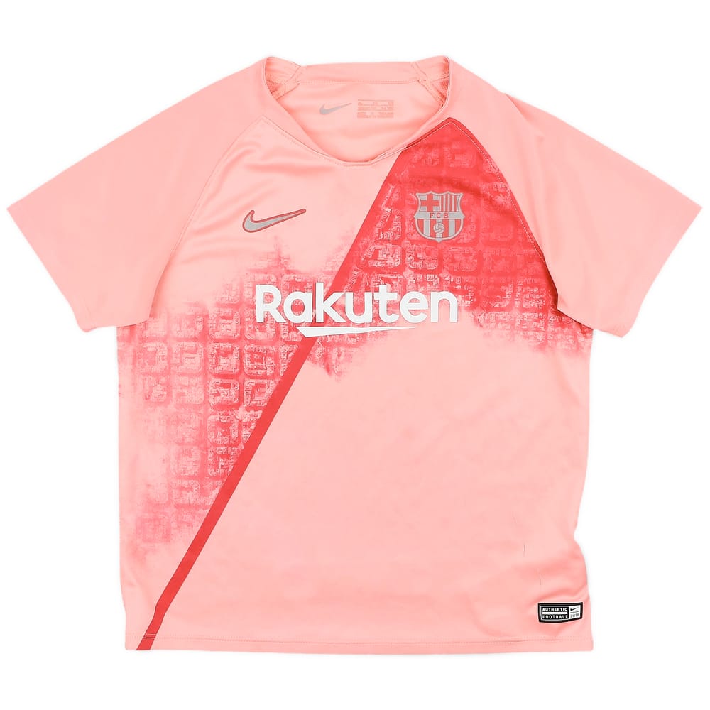 2018-19 Barcelona Third Shirt - 4/10 - (7-8 Years)