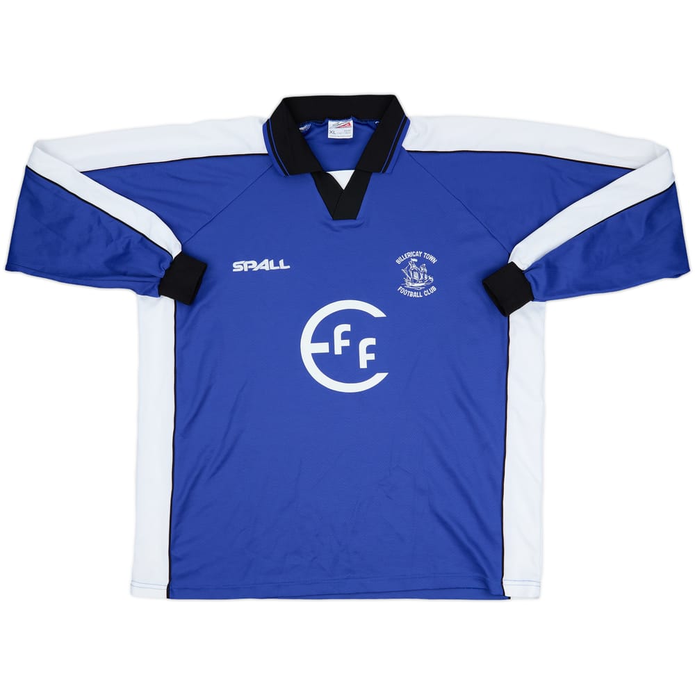 1990s Billericay Town Home L/S Shirt - 9/10 - (XL)