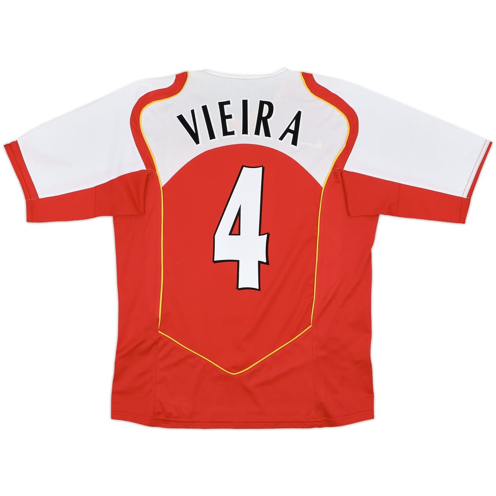 2004-05 Arsenal Home Shirt Vieira #4 - 5/10 - (M)