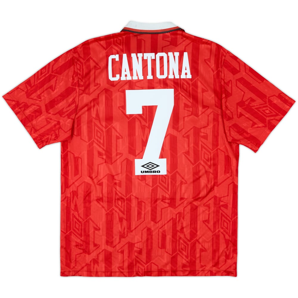 1992-94 Manchester United Home Shirt Cantona #7 - 7/10 - (L)